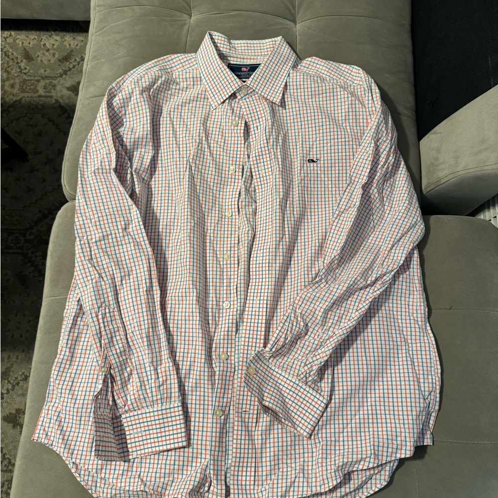 Vineyard Vines Men's Multicolor Checkered Shirt